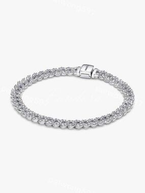 Pandora Pavé Cuban Chain Bracelet